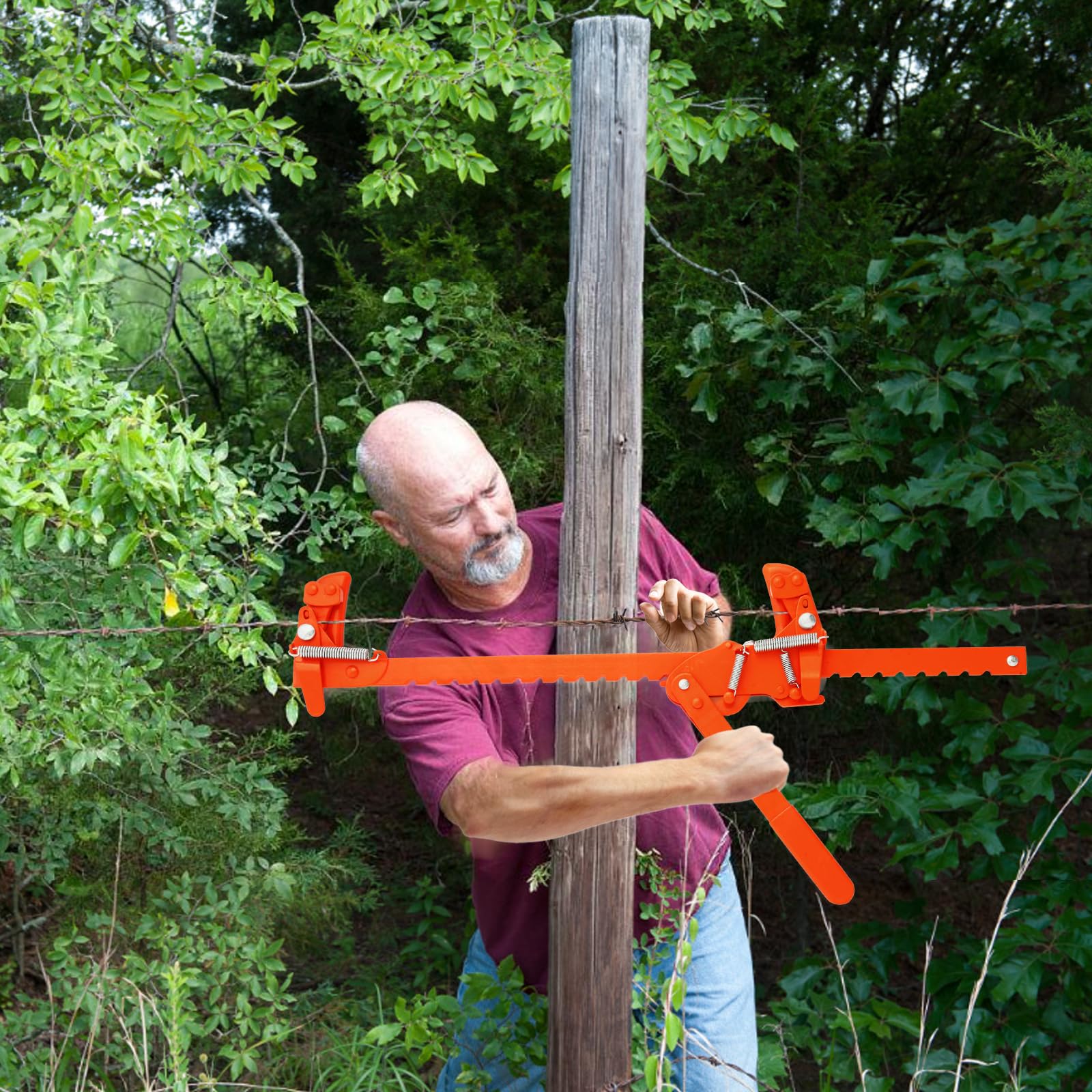 TOMESHA durable fence stretcher for residential fence fixes and DIY installations.