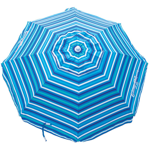 Tommy Bahama 6ft UPF 50+ tilt umbrella delivers stylish shade on sunny beaches
