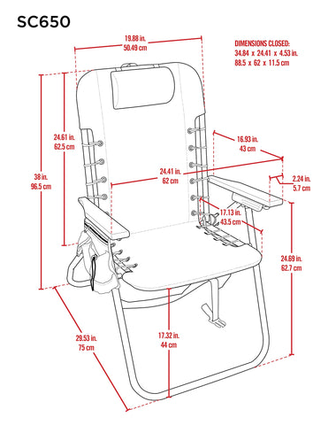 Tommy Bahama Hi-Boy 4 recline positions offer customizable comfort