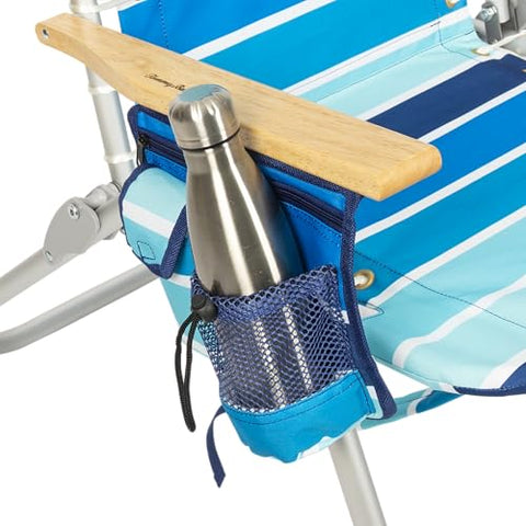 Tommy Bahama Hi-Boy open and folded dimensions for storage