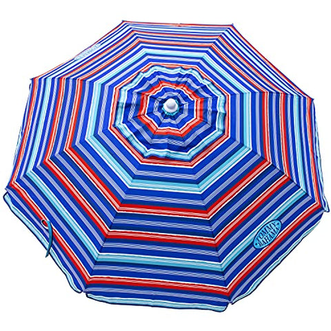 Tommy Bahama Tilt Umbrella wind vent helps prevent tipping