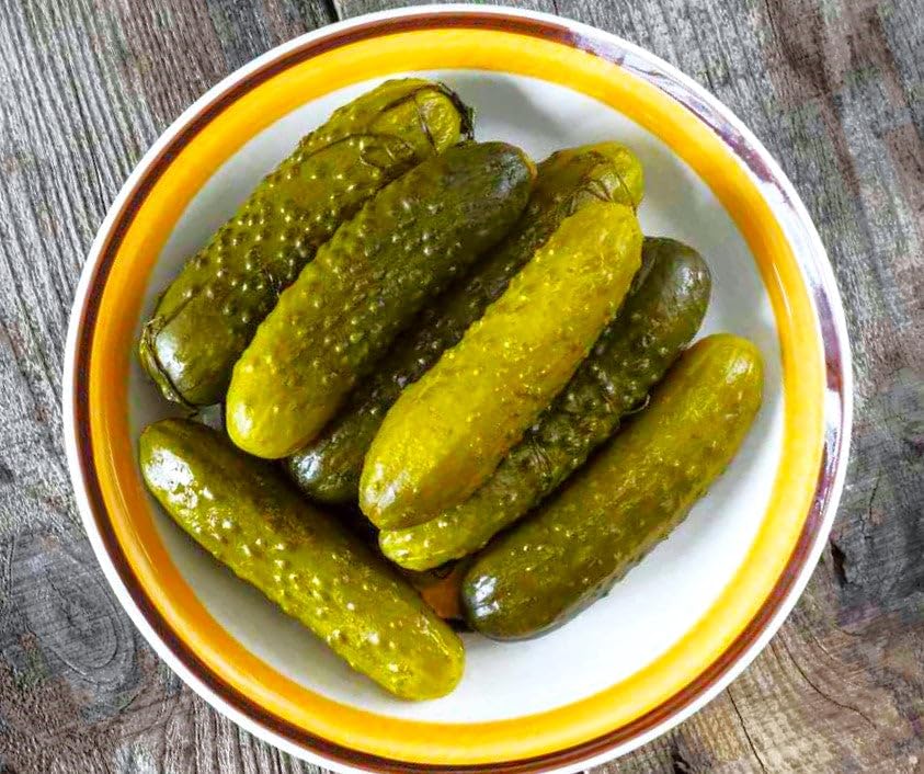 TomorrowSeeds Parisian Gherkin F1 abundant-yield tiny cucumbers for salads.