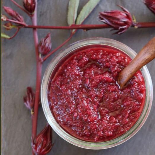 TomorrowSeeds Roselle plants reach 4–7 feet for dramatic garden focal points.