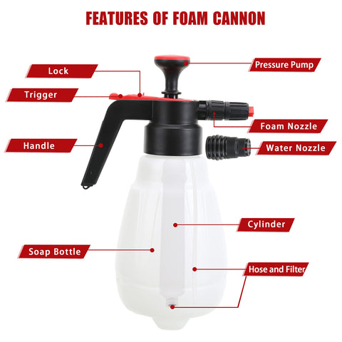 TOMTOOL Foam Sprayer foam nozzle for thick foam on vehicles