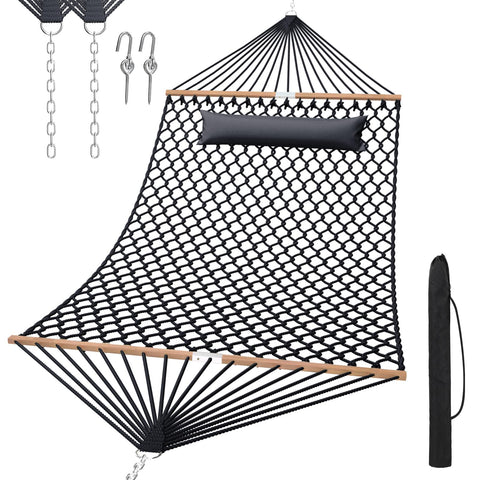 TONAHUTU 13ft hammock bed view showing spacious two-person setup outdoors