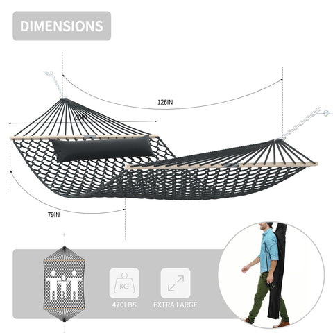 TONAHUTU breathable mesh bed promotes air flow in outdoor use