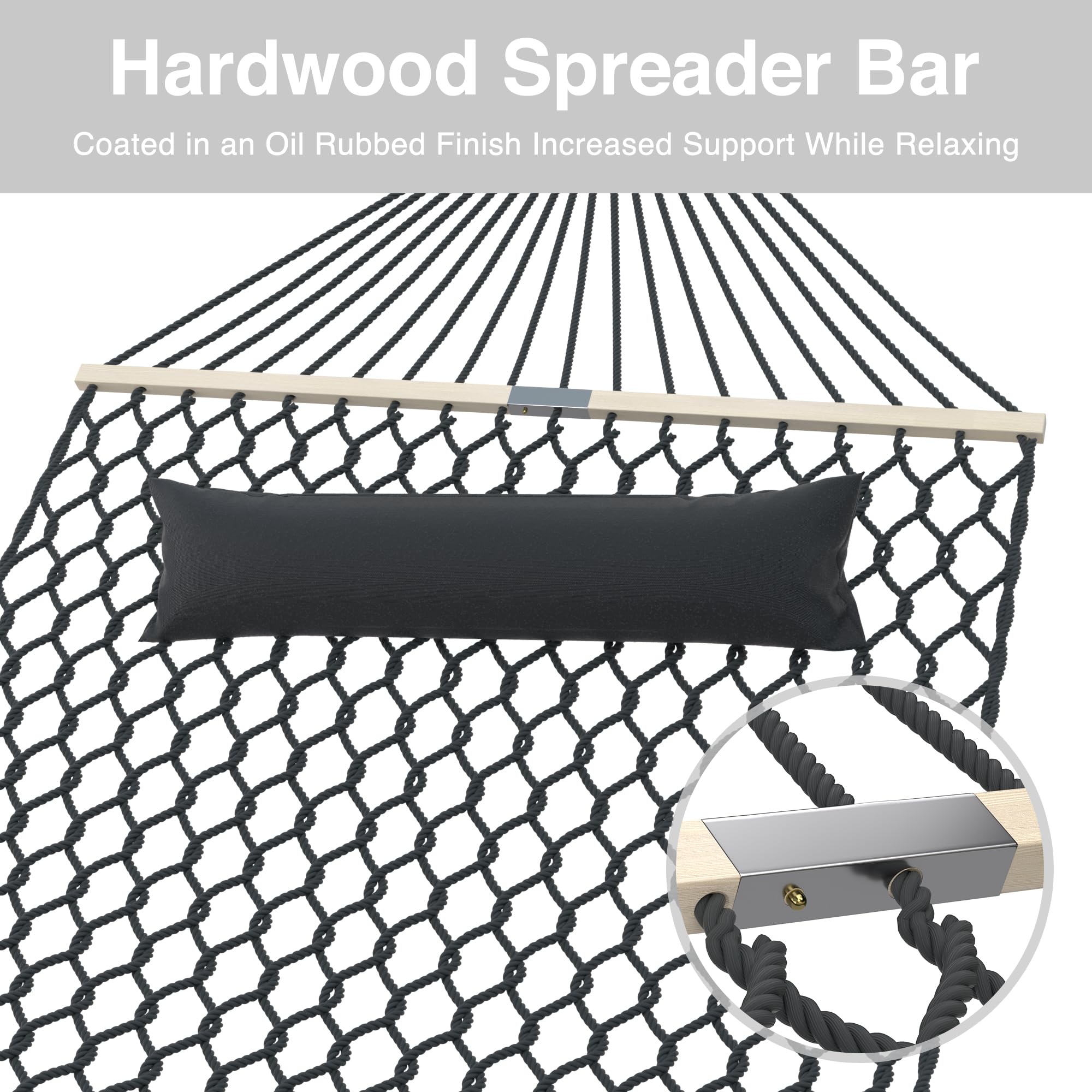 TONAHUTU hammock dimensions highlight roomy bed and overall length