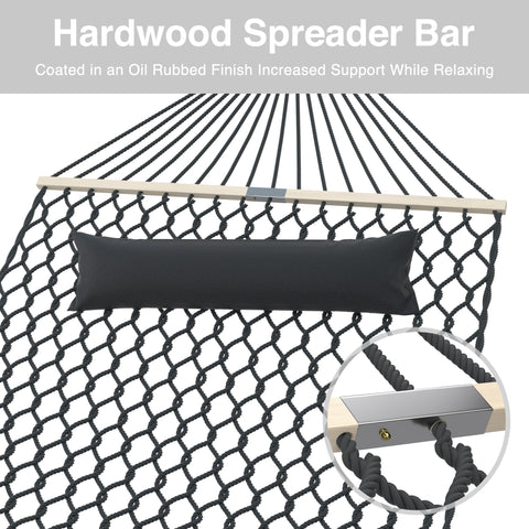 TONAHUTU hammock dimensions highlight roomy bed and overall length