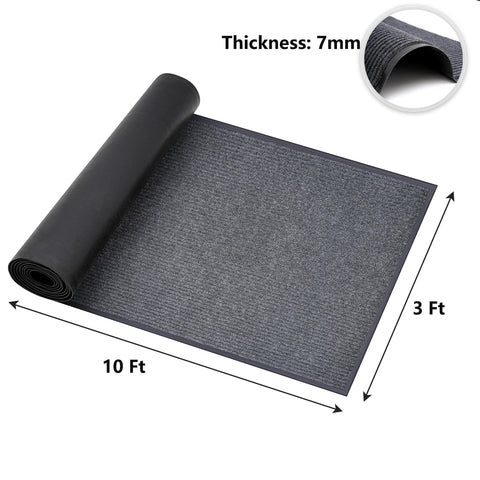 Tonchean non-slip PVC backing for stable placement on any floor.