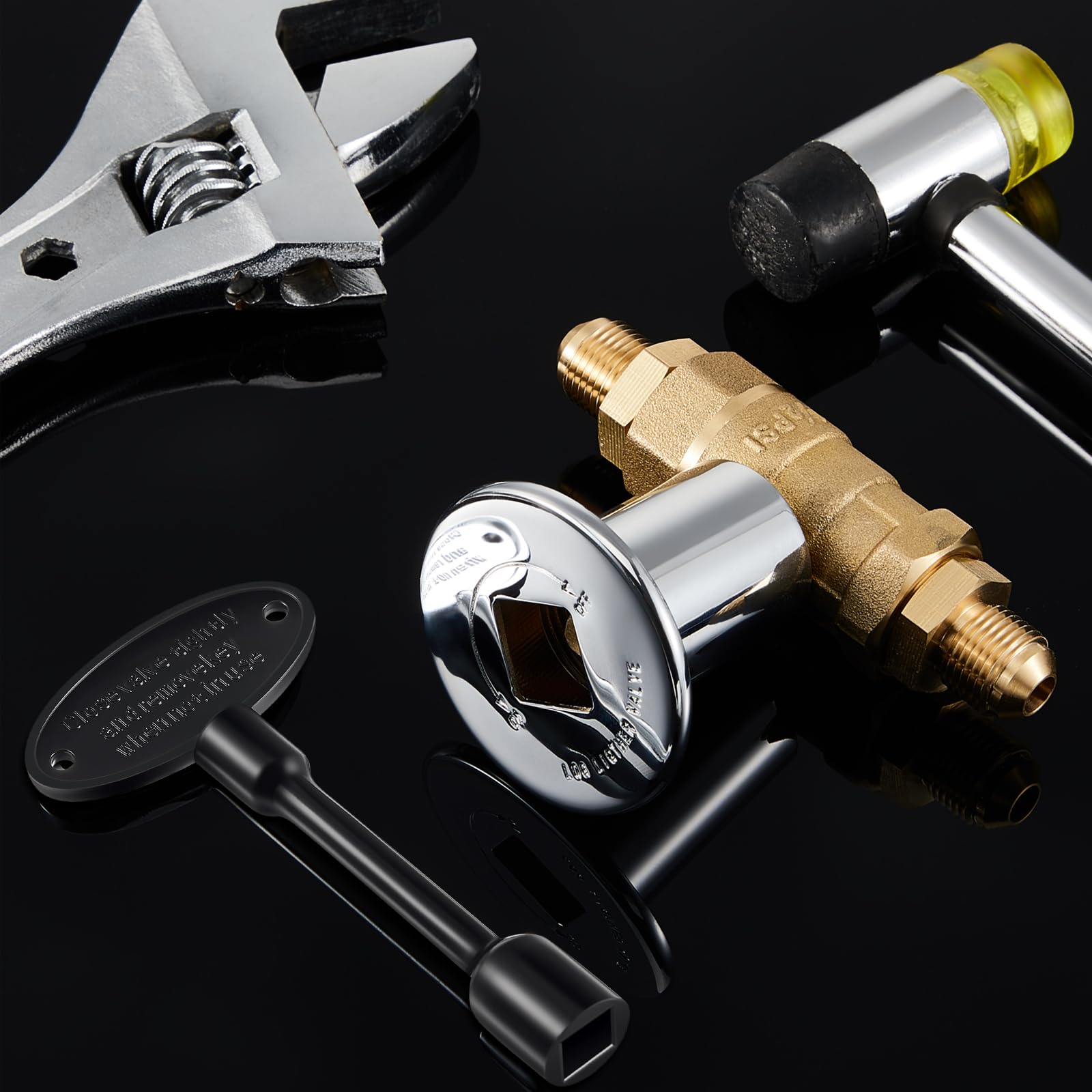 Tondiamo bright-colored valve keys for fast valve access during fires.