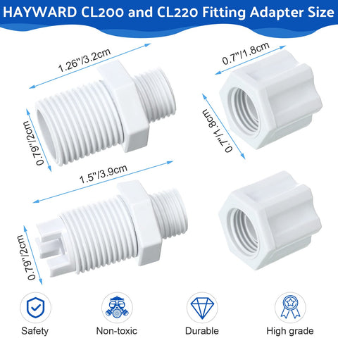 Tondiamo check valve and inlet assembly helps prevent backflow in your pool system.