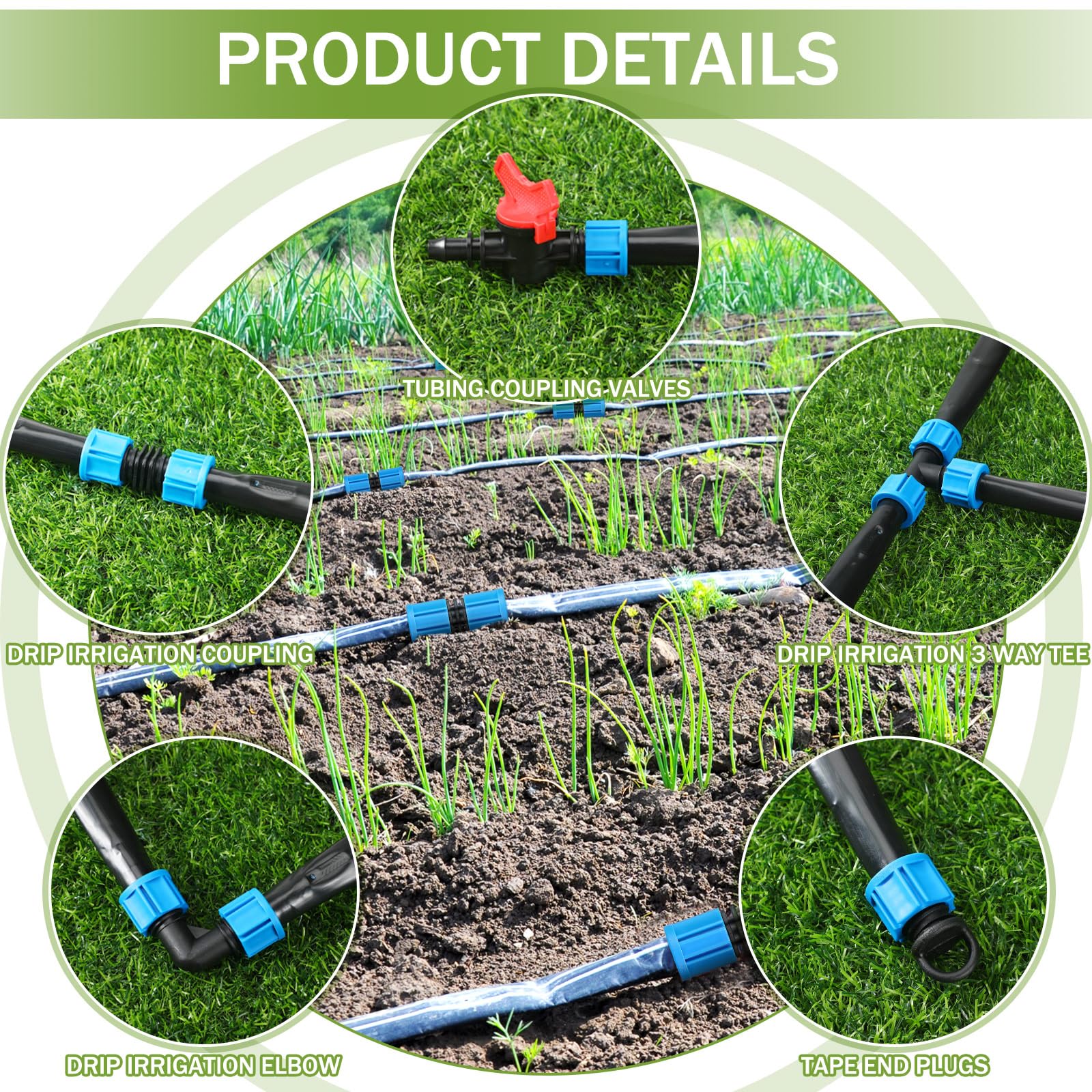 Tondiamo push-fit connectors enable leak-free, tool-free assembly.