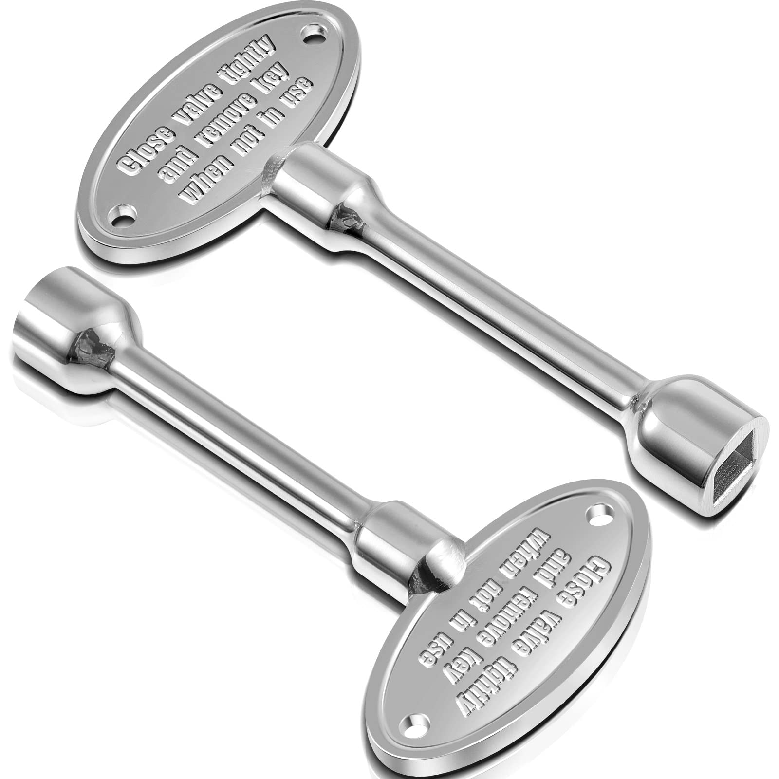 Tondiamo universal gas valve key two-piece brass set for quick valve control