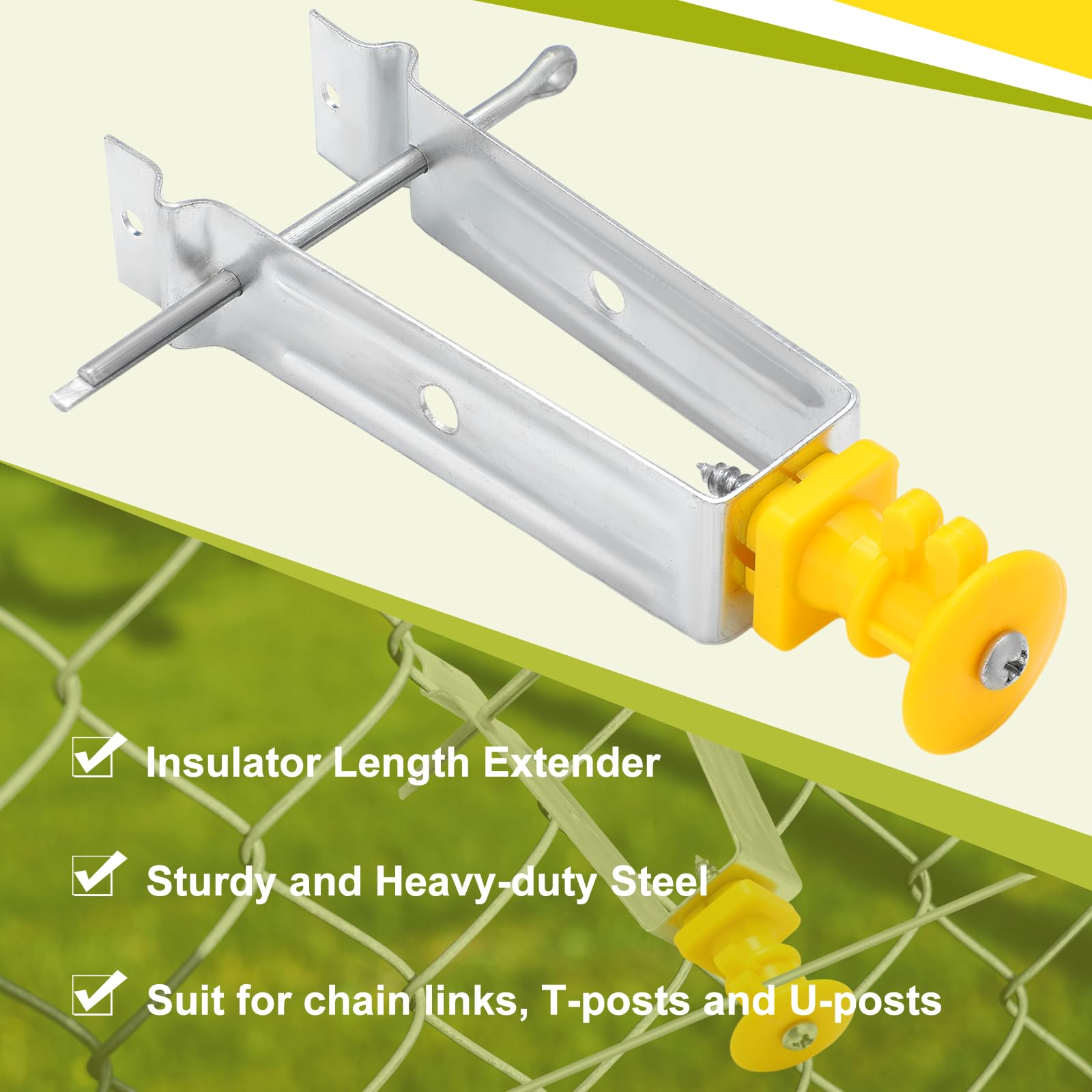 Tondiamo insulator durable steel and plastic construction for long-lasting performance.