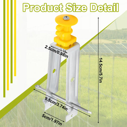 Tondiamo insulator split-pin installation demonstrates easy tightening and secure fit.