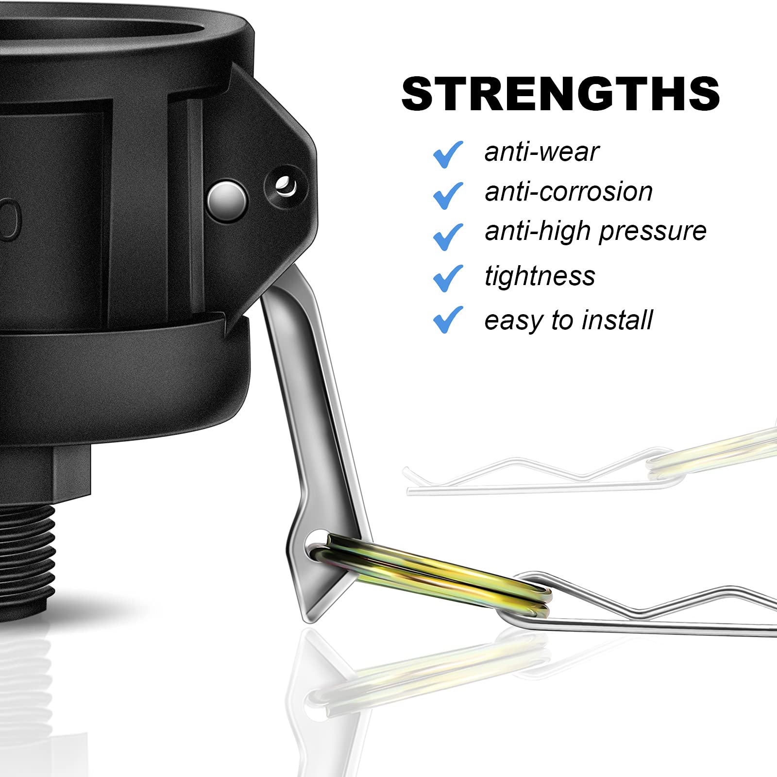 Tondiamo lightweight design image suggests easy installation and handling.