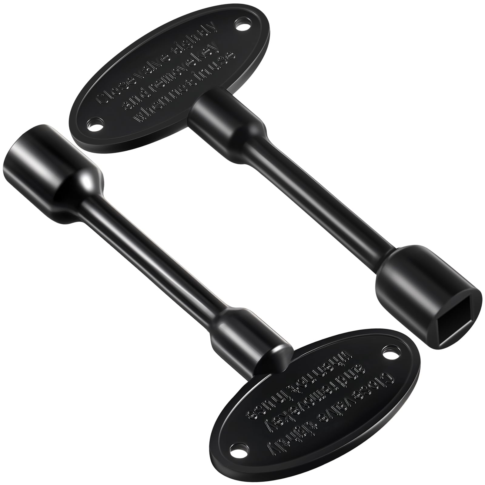 Tondiamo universal gas valve key, 3-inch length, fits 1/4 and 5/16 turn balls.