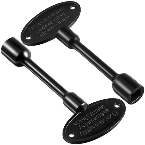 Tondiamo universal gas valve key, 3-inch length, fits 1/4 and 5/16 turn balls.