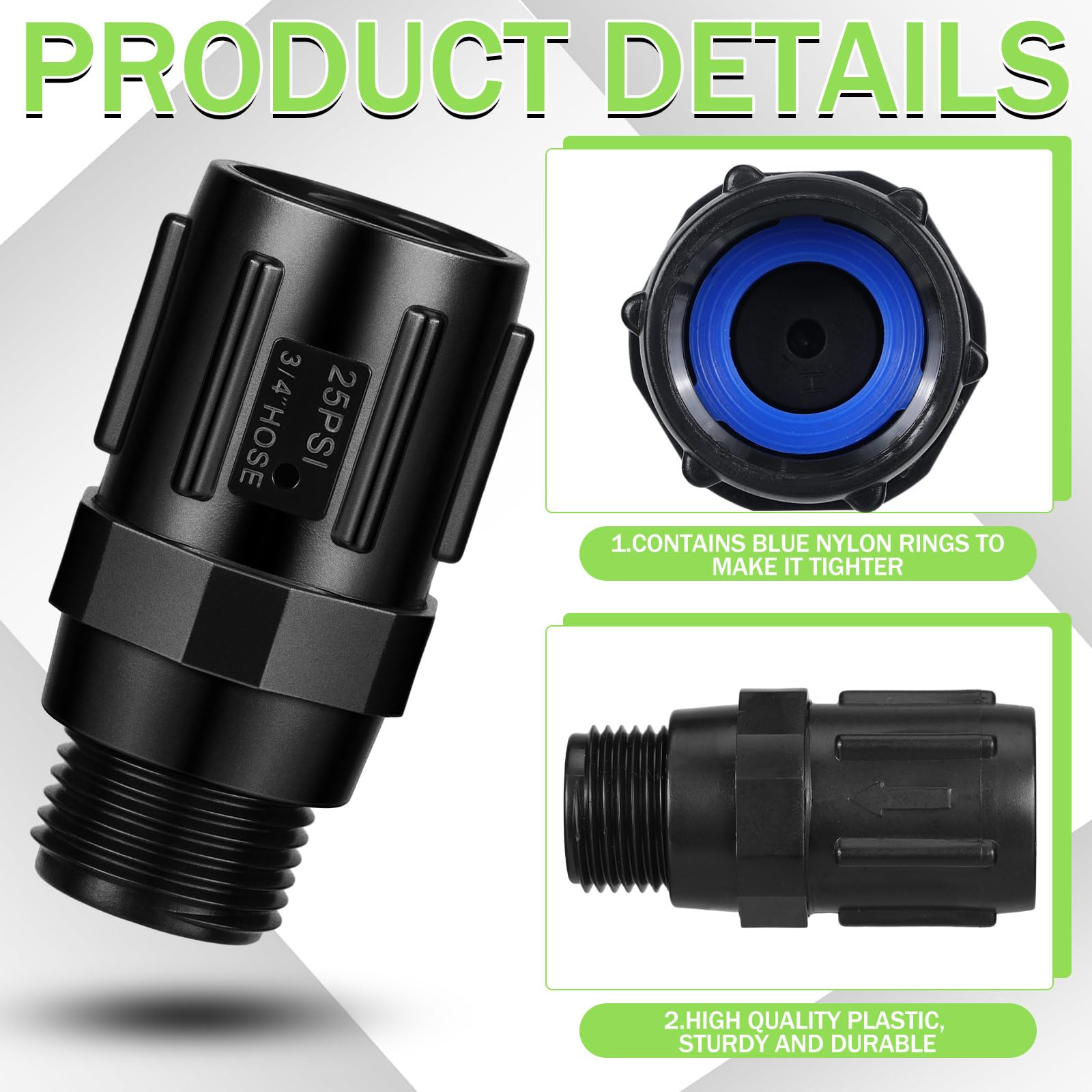 Tondiamo UV resistant garden pressure reducer for long lasting use