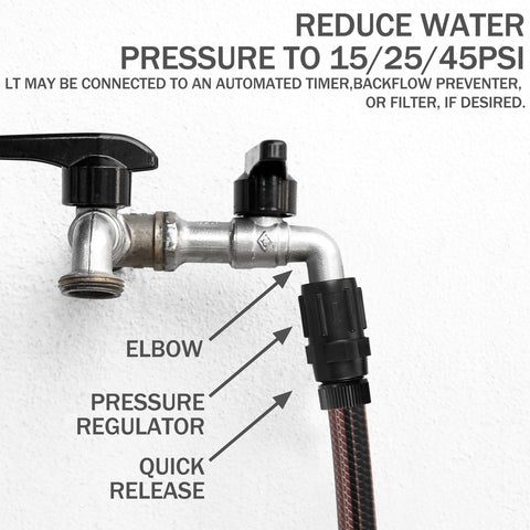 Tondiamo water conserving device helps even drip line distribution