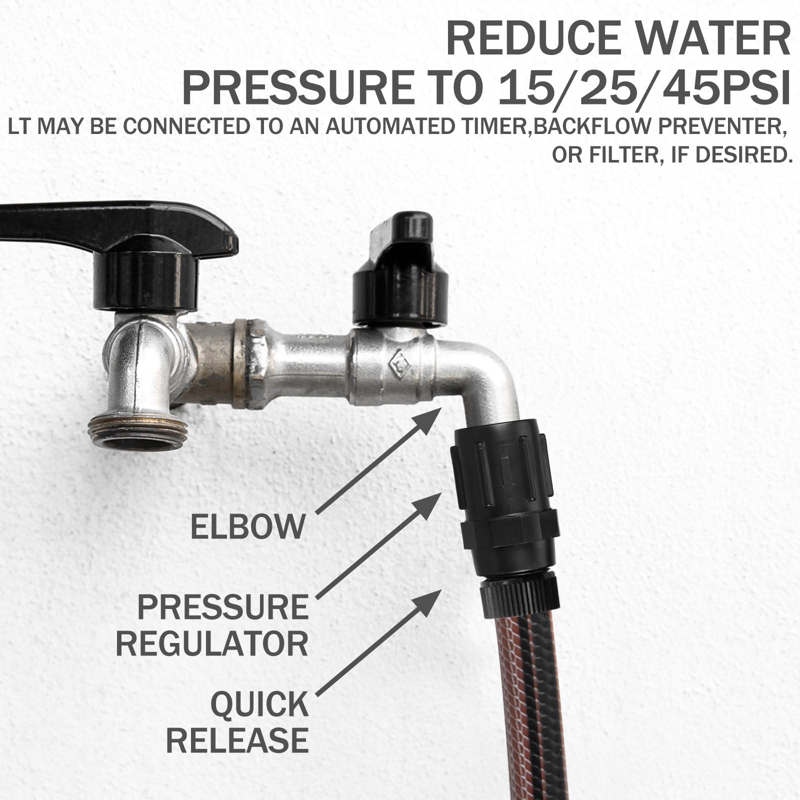 Tondiamo pressure regulator helps conserve water and energy in irrigation.