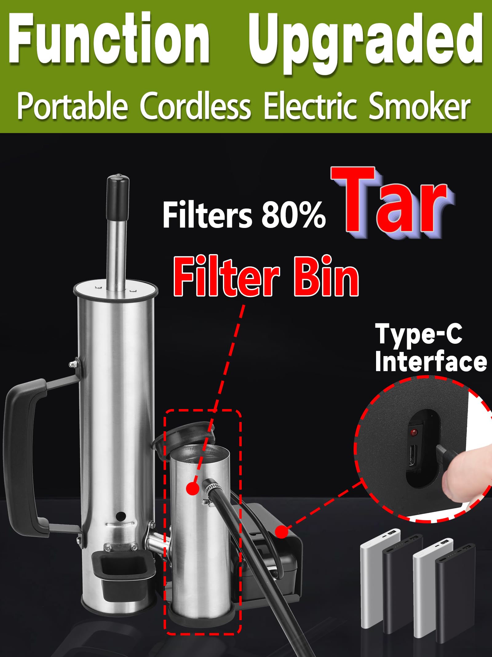 TONFUGLN USB powered smoke generator enabling quick setup anywhere