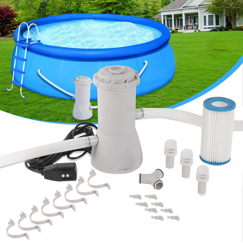 TonGass 800 GPH pump outlet connection improves water circulation for above-ground pools.