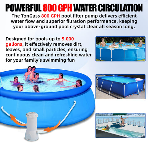 TonGass durable polypropylene construction resists corrosion for long outdoor use.