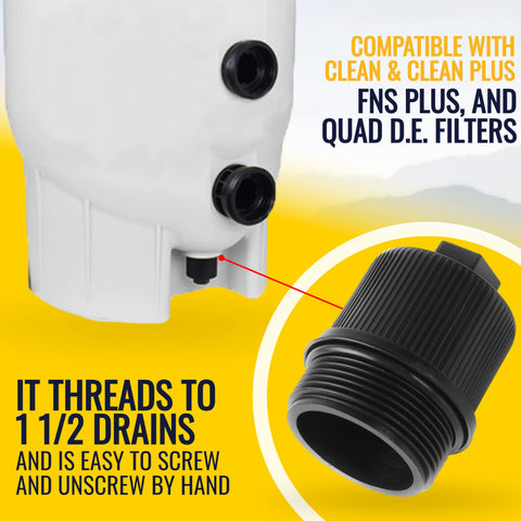 TonGass drain plug offers durable plastic design