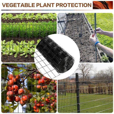 Tongmo easy-to-cut welded-wire mesh fits custom garden layouts.