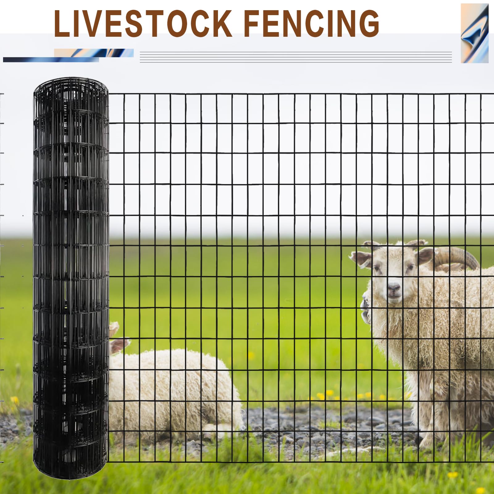 Tongmo fence in long roll form suits large yards and enclosures.