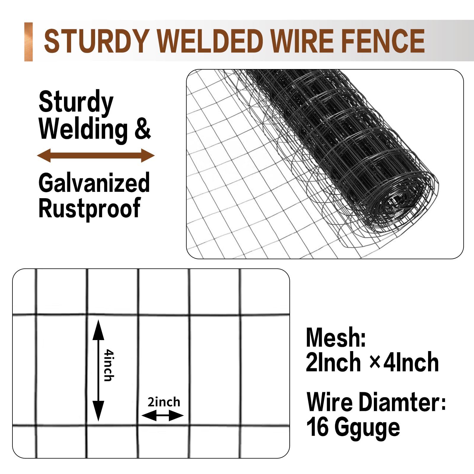 Tongmo versatile fencing for small livestock and pet enclosures.