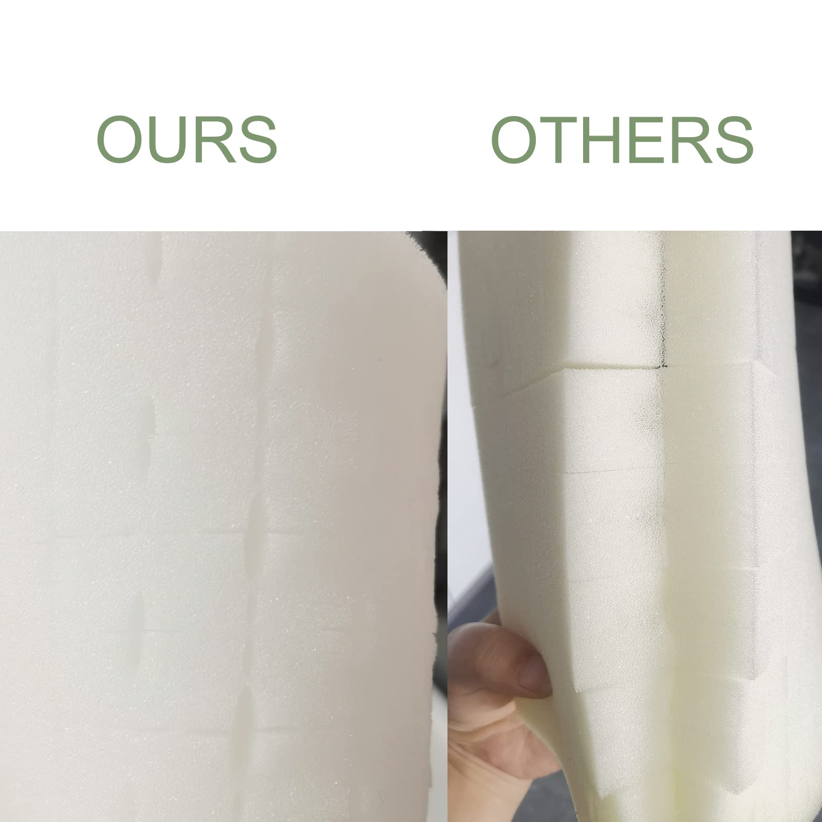 Tongnian PU material sponge emphasizes durability and easy cleaning