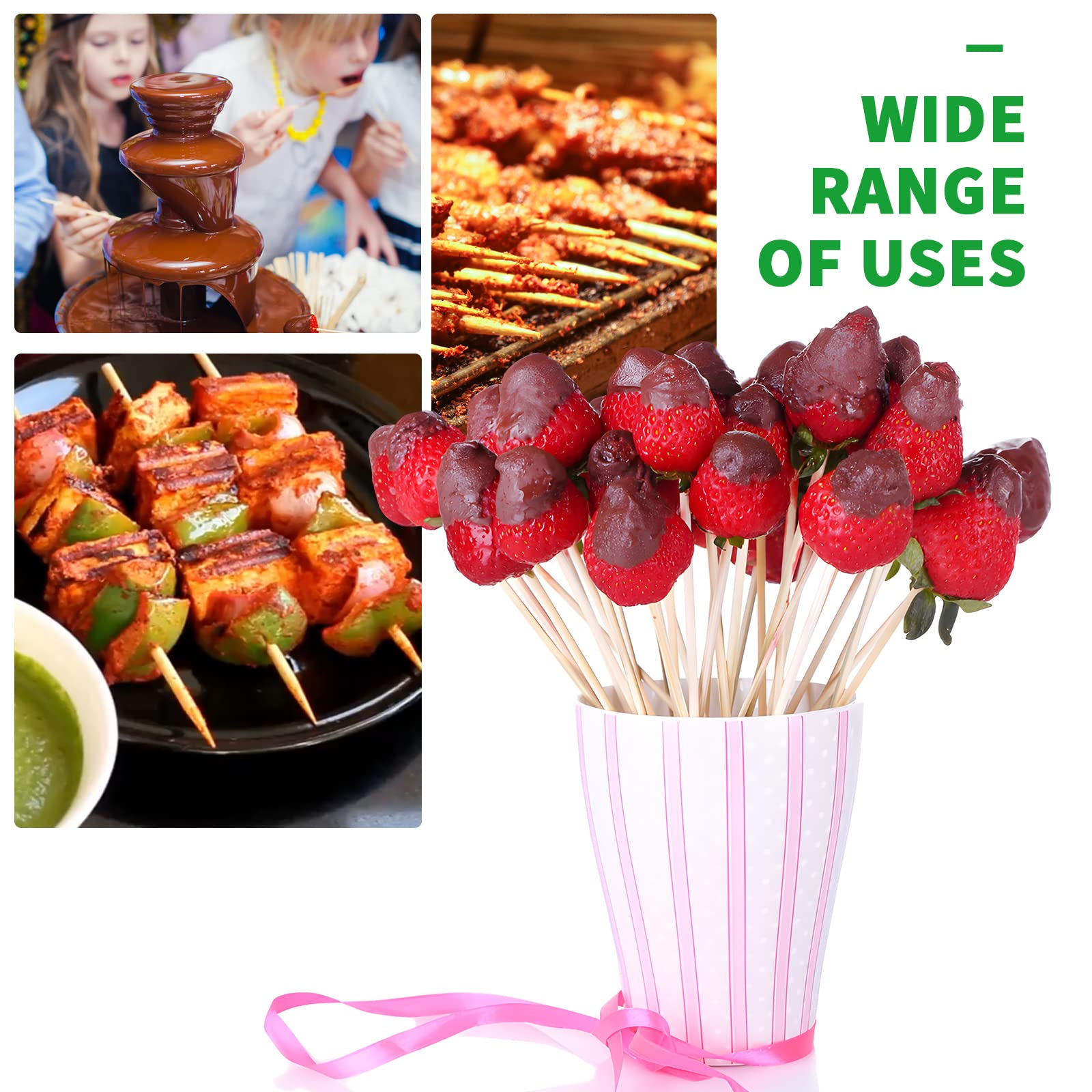 TONGYE skewers ideal for appetizers, fruit and cheese presentations