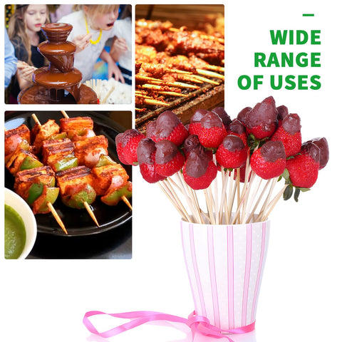 TONGYE skewers ideal for appetizers, fruit and cheese presentations