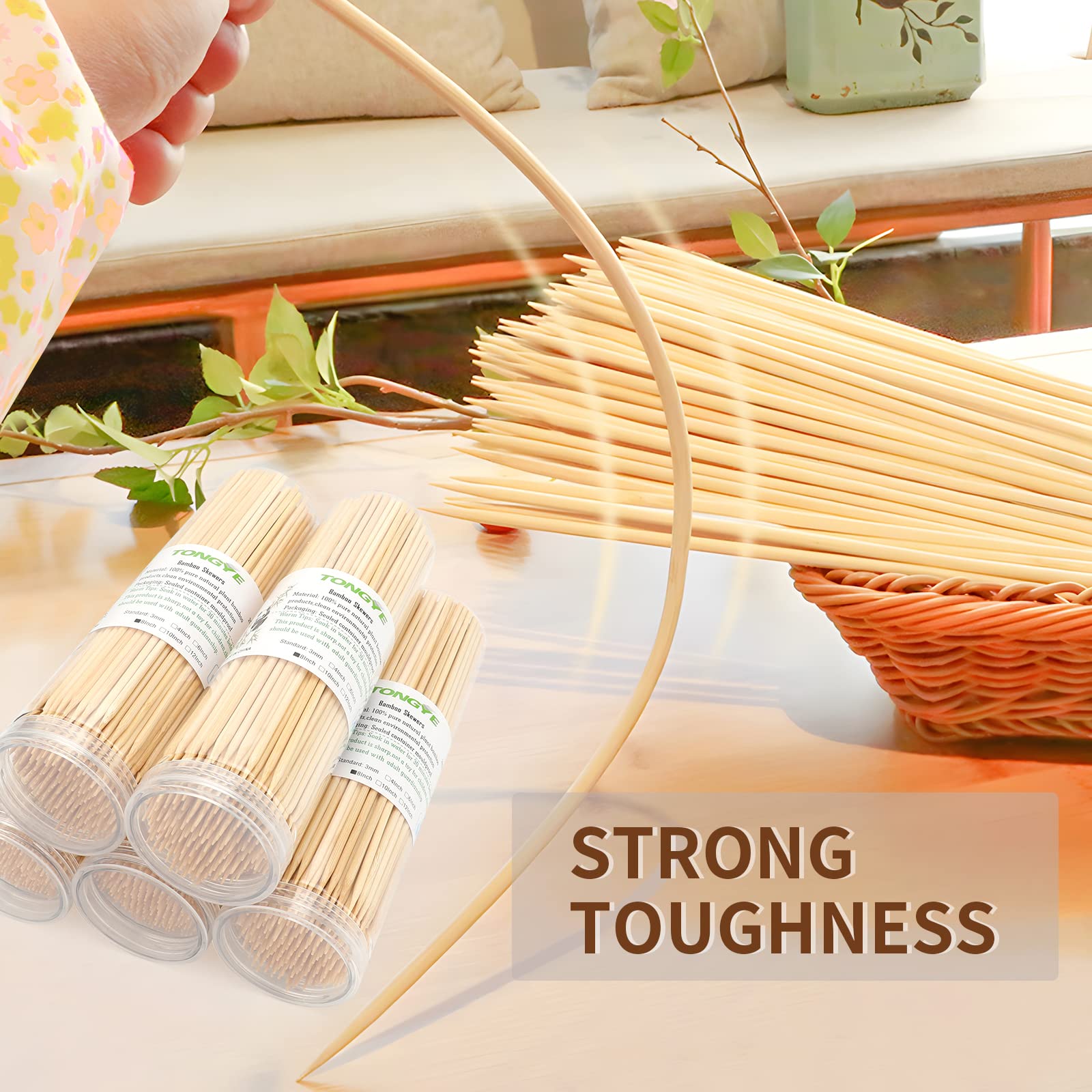 Tongye skewers aged over three years for improved flexibility.