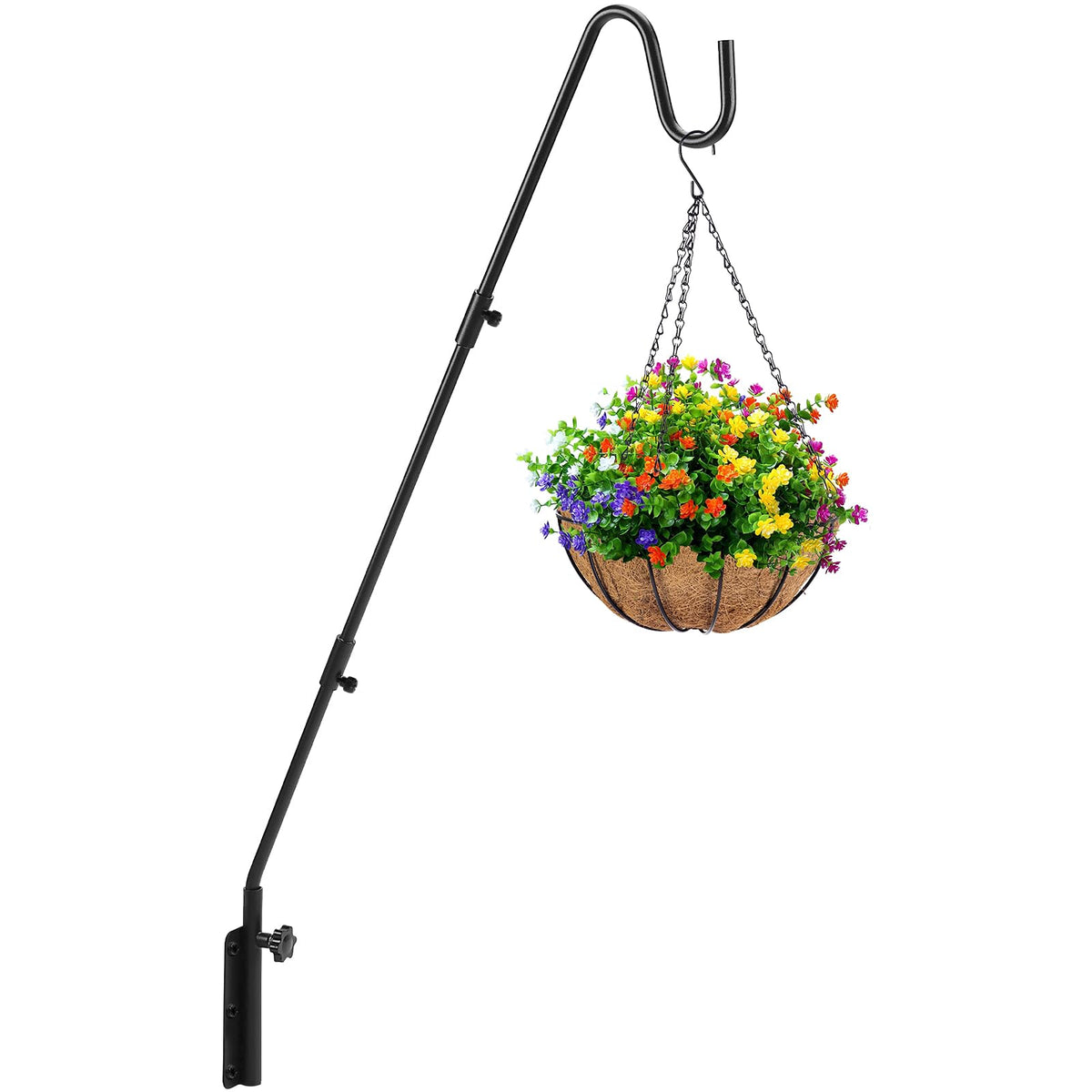 Tongyuyan 360-degree bird feeder pole enabling easy refills and multi-angle bird viewing