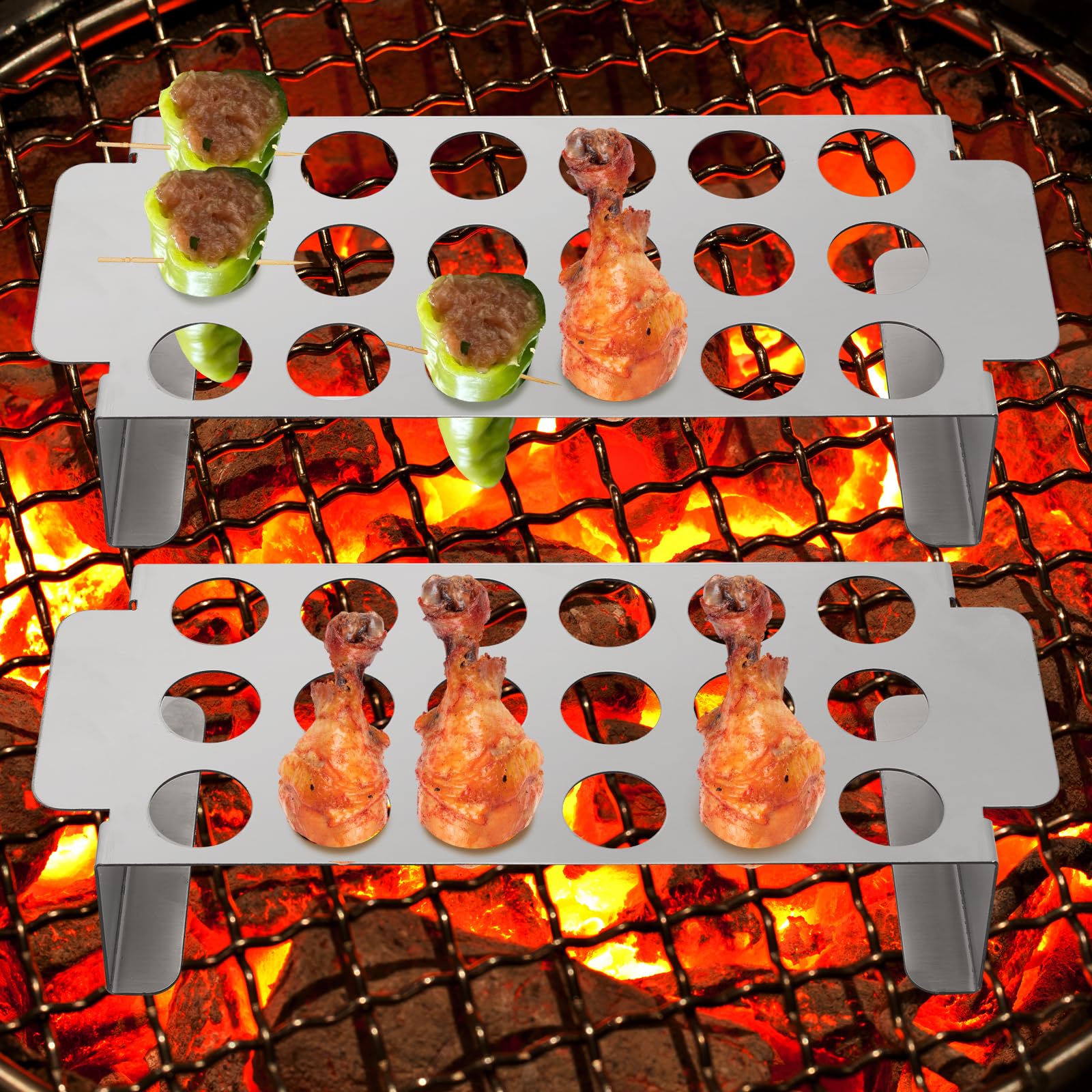 Tongyuyan jalapeno holder suitable for chili roaster and oven use