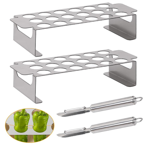 Tongyuyan jalapeno popper holder for grill ready for cooking and serving