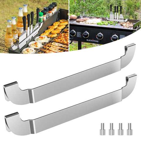 Tonhui griddle spatula holder side mount keeps tools within reach during cooking