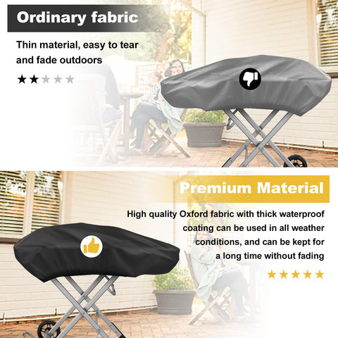 tonhui grill cover is easy to clean, dry, and store.