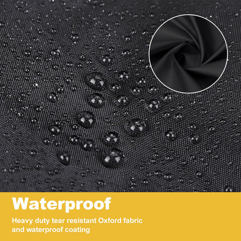 tonhui grill cover waterproof coating keeps your portable grill dry.
