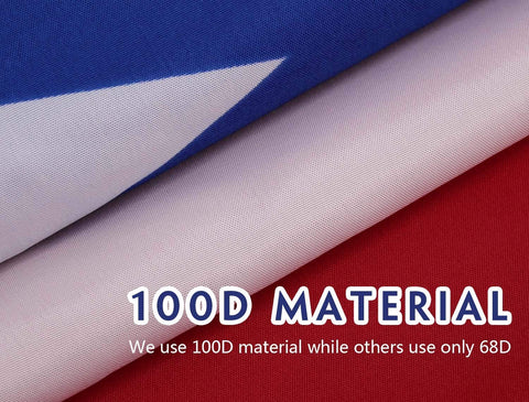 TONOS Texas flag color stays vivid with fade protection.