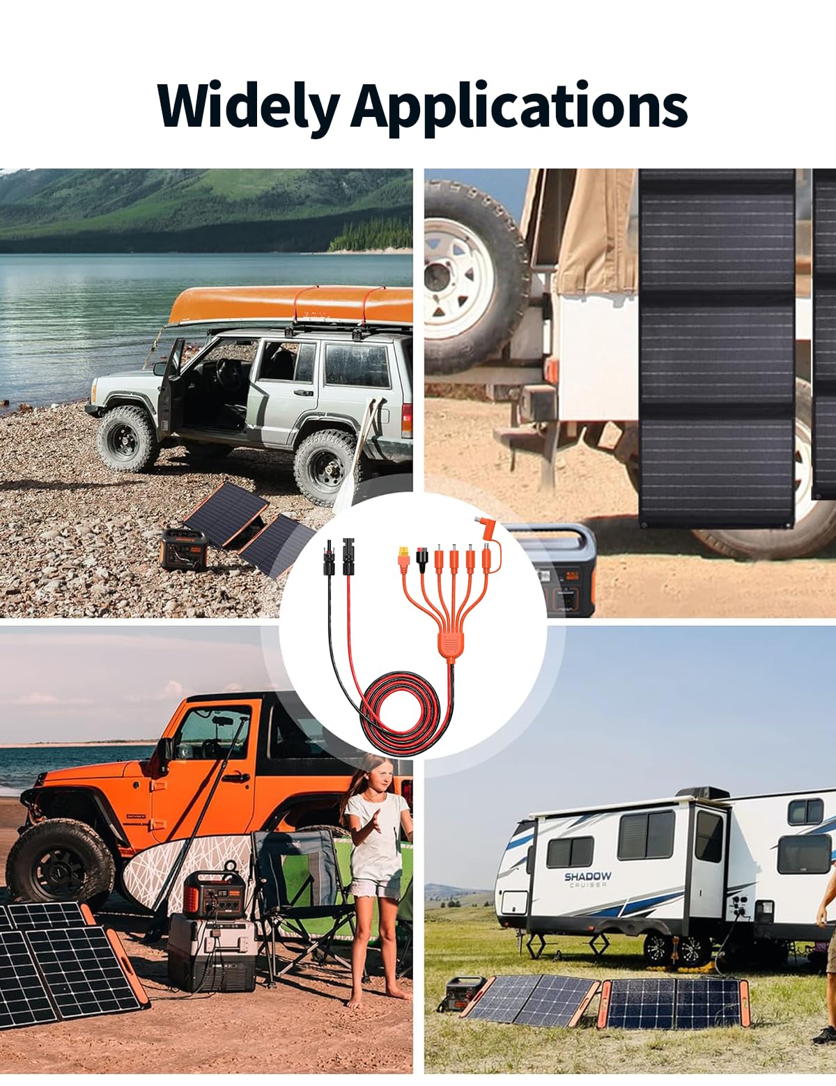 Tonton built-in lock on solar connector enables quick connections.