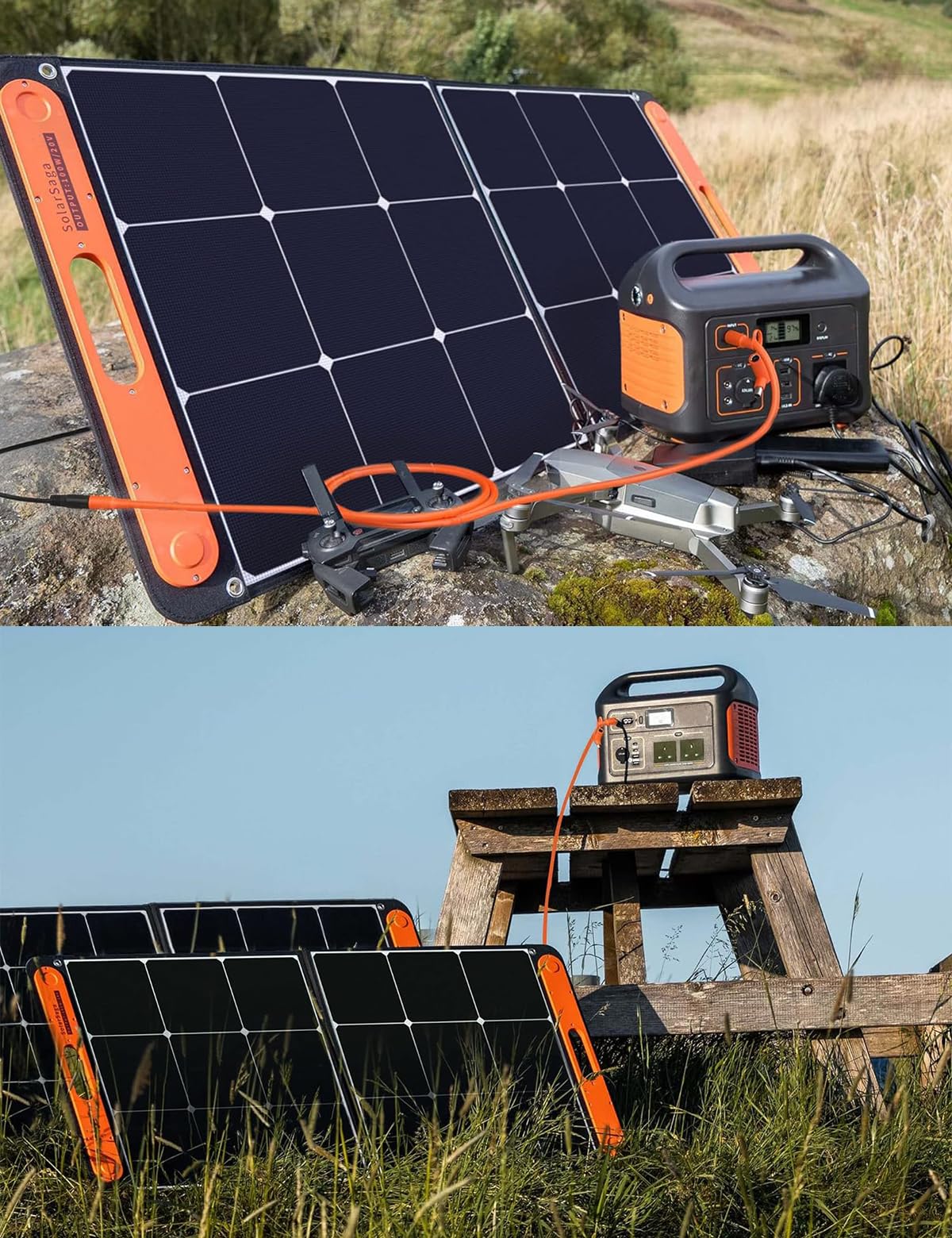 Tonton orange 12AWG solar cable ready for outdoor deployment and quick setup.