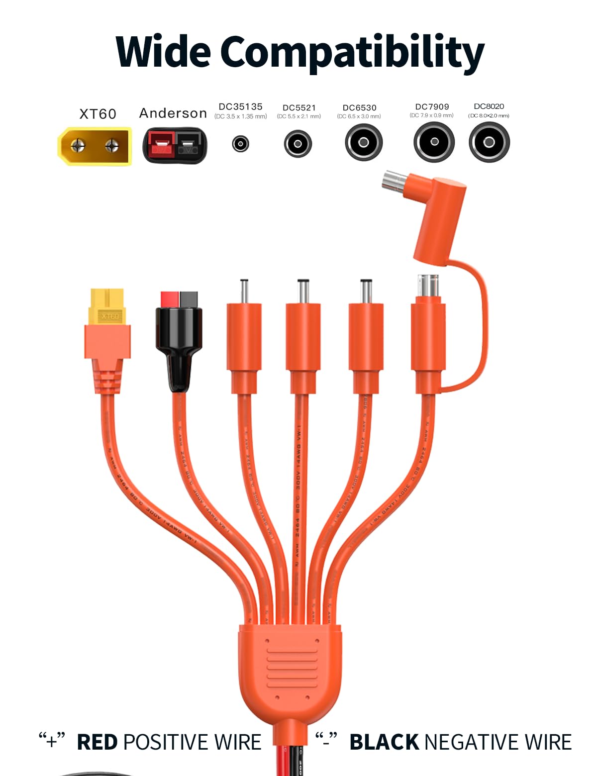 Tonton universal adapters work with EcoFlow and Jackery for flexible power.