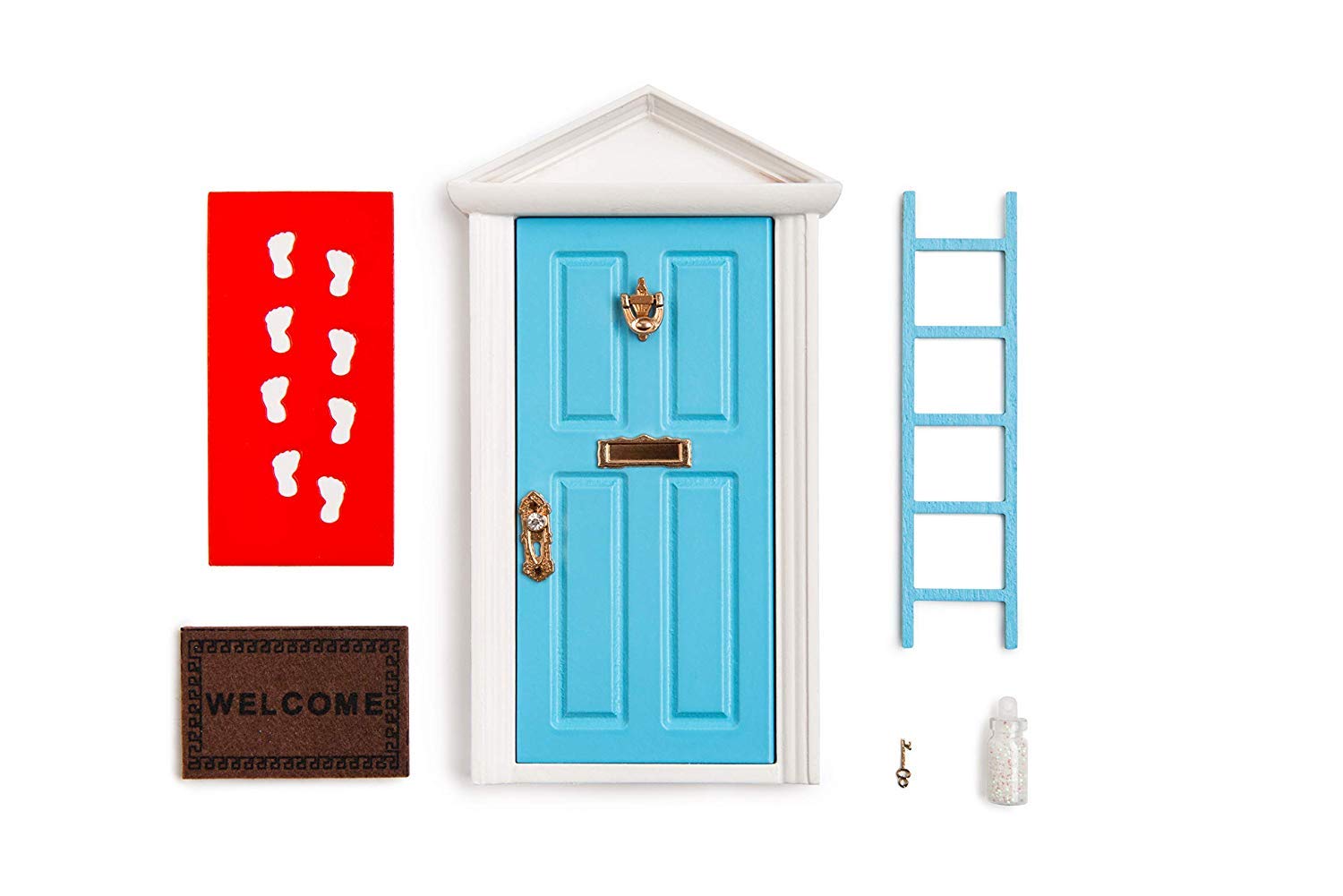 Tonttuovi desk fairy door in a classroom scene sparks storytelling and quiet magic moments.