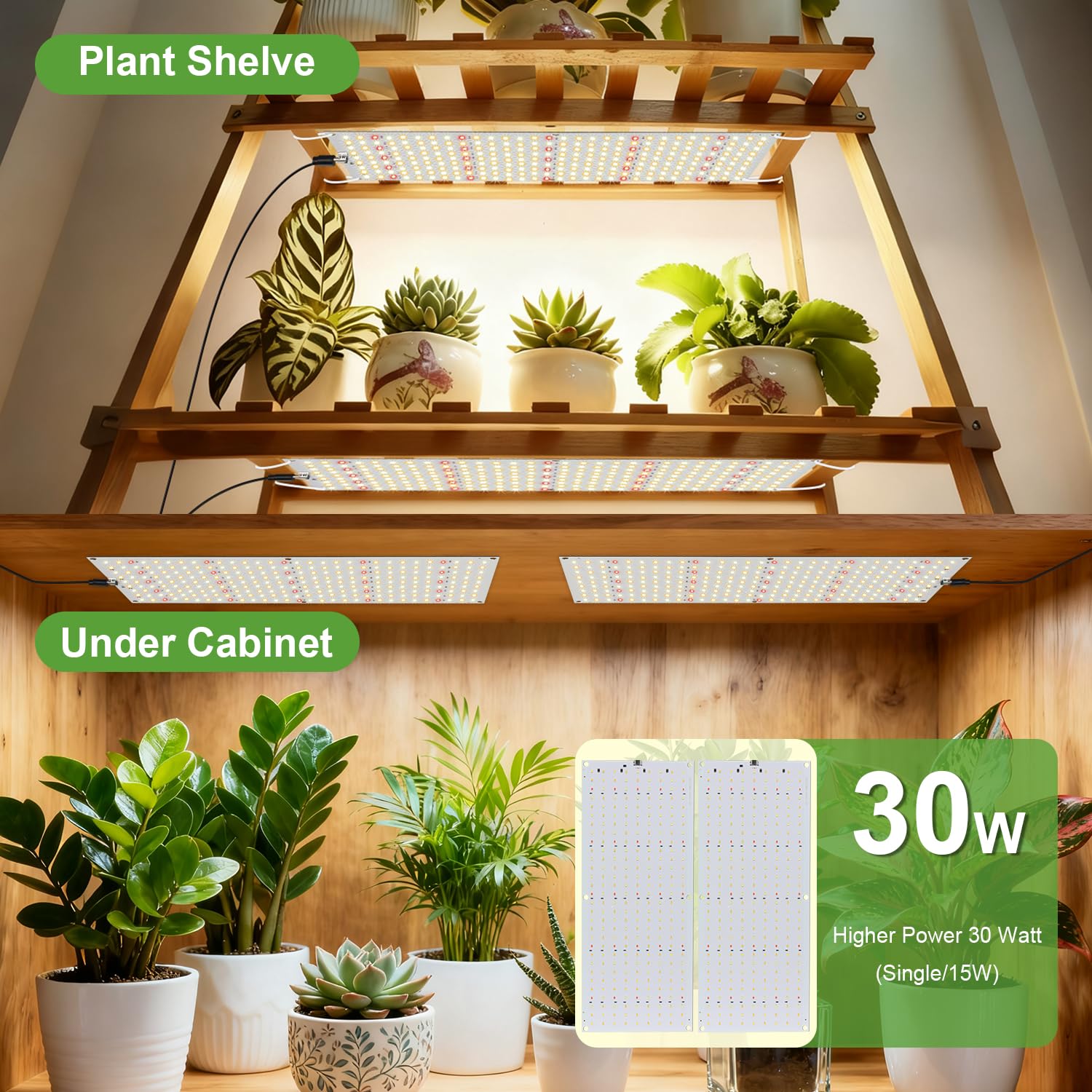 TONYFUL Grows Light aluminum substrate keeps surface cool during use