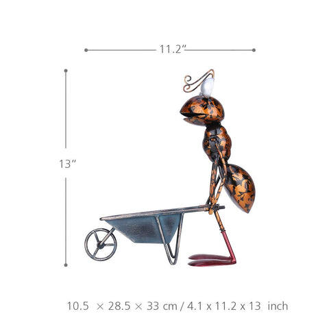 Tooarts garden-terrace-lawn ant ornament creates a lively, story-worthy outdoor scene.