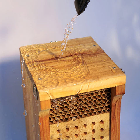 TOOBEETT durable wooden bee home with sturdy construction.